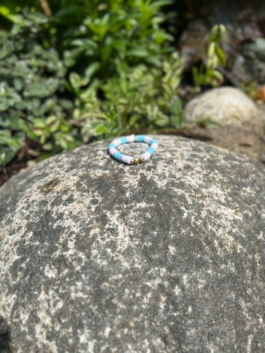 Blått stjerne armbånd💙⭐️